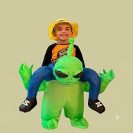 disfraz alien nino- botarga inflable